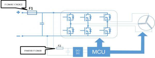 Example of fuse application circuit diagram